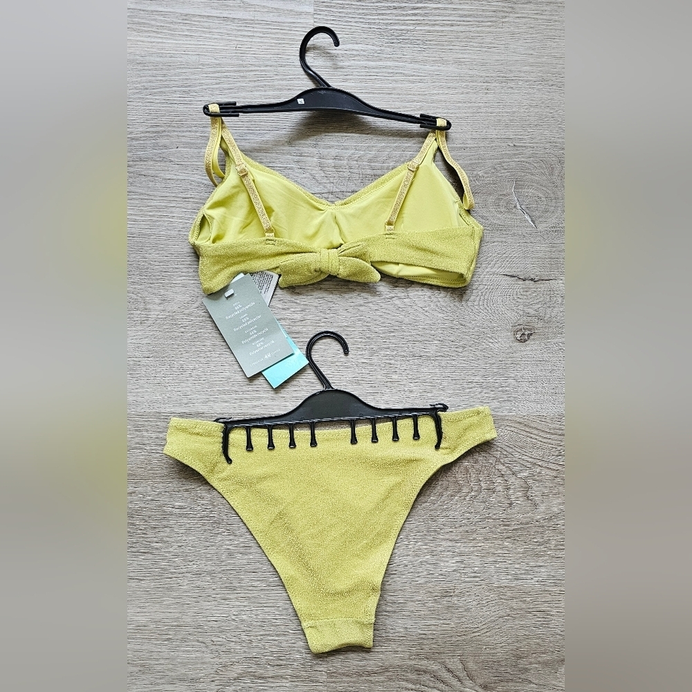 Yellow H&M Bikini Set (Size 4/6) – Eco-friendly Recycled Material - Picture 2 of 4